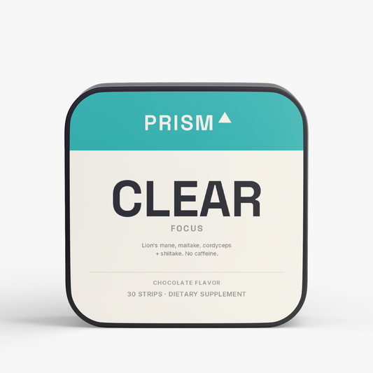 Prism Clear mushroom focus strips label, view 1